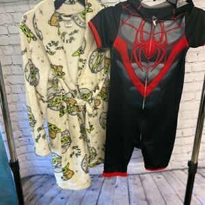 Star Wars Kids Pajamas Robes - White and Black